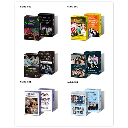 30pcs / Kotak Kartu LOMO Foto Desain KPOP BTS Untuk Dekorasi