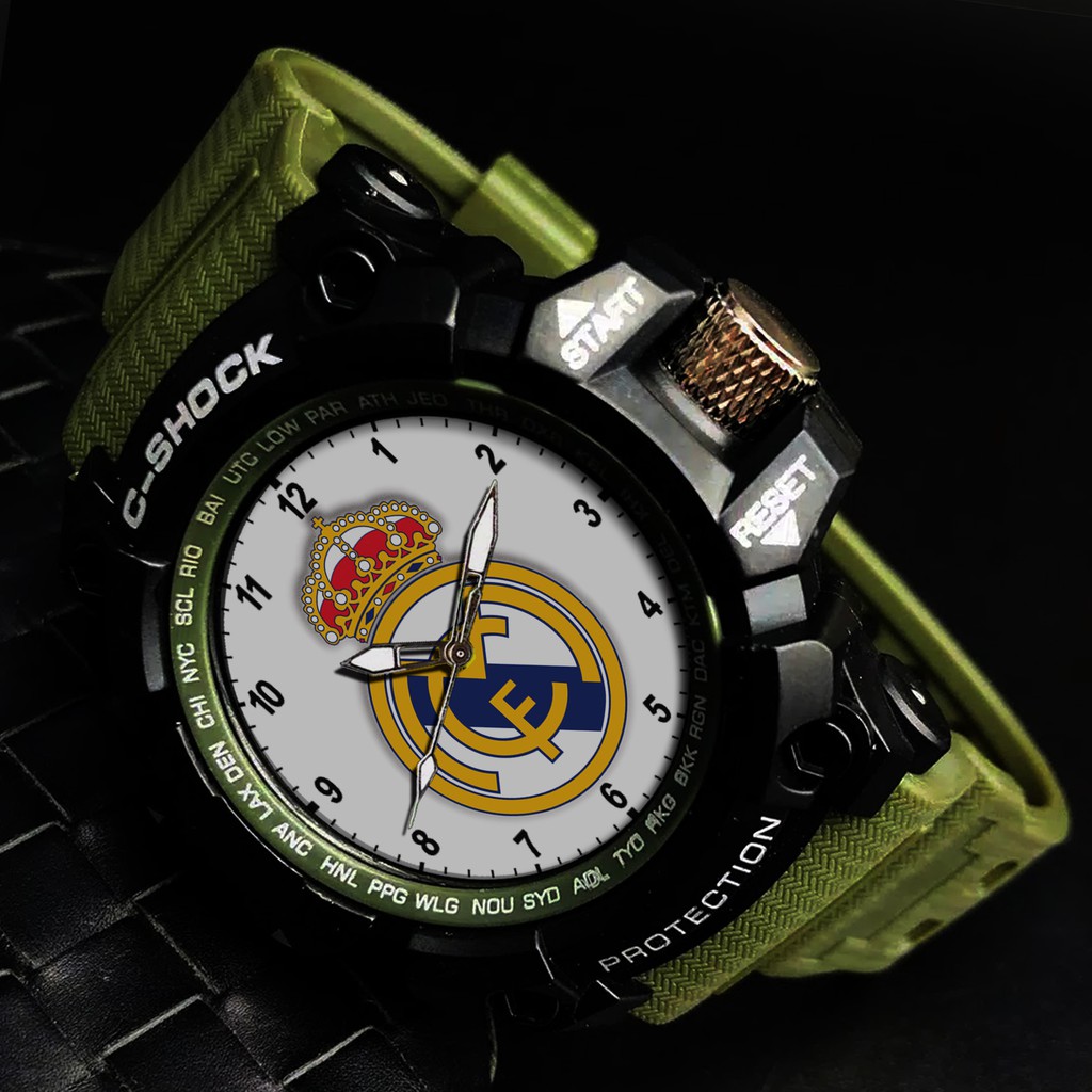 (EXCLUSIVE) JAM TANGAN REAL MADRID 1 (STRAP WARNA)