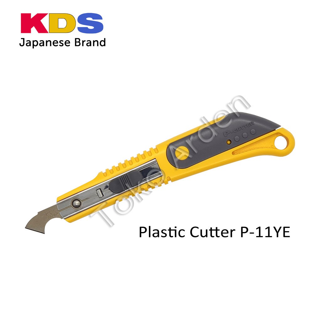 

Pisau Cutter KDS Plastic Cutter P-11YE / KDS CUTTER