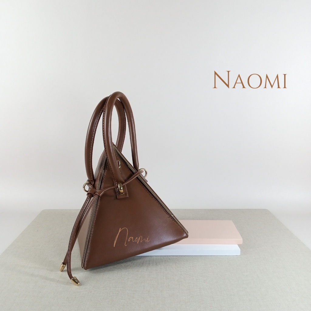 NAOMI - Pyramid Bag - Tas Selempang - Tas Impor Premium Berkualitas - Tas sling bag - Tas Wanita - Tas Naomi - Naomi Bag