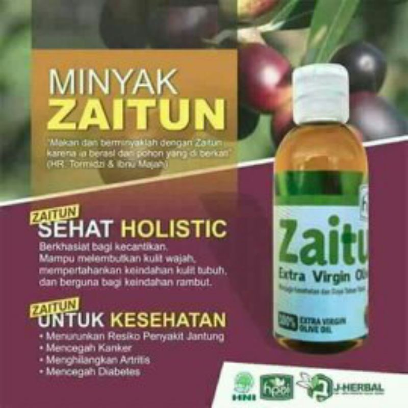 

EXTRA VIRGIN OLIVE OIL (MINYAK ZAITUN GRADE A)