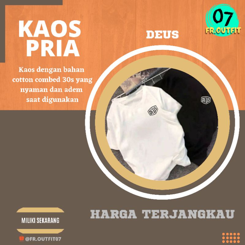 KAOS DEUS | TSHIRT DEUS | TUMBLR DEUS | DEUS TEE | ATASAN WANITA | ATASAN PRIA