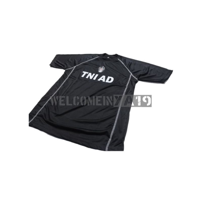 Kaos Jersey Logo TNI AD Hitam / Kaos Jersey TNI AD