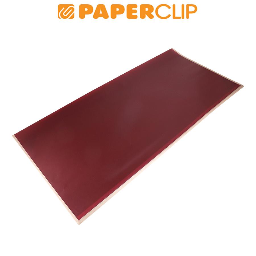 

FLOWER WRAP CELLOPHANE MAROON LIST FOLD