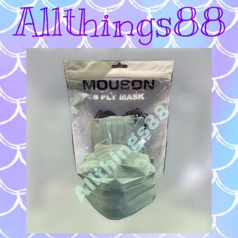 Masker King Mask Biru/ MOUSON/ ALKINDO Earloop 50pcs ISO KEMENKES