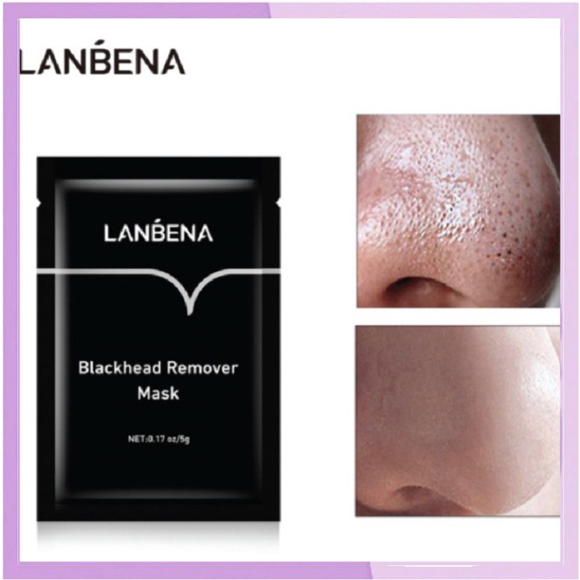 LANBENA MASKER KOMEDO LANBENA SACHET / DEEP CLEANSING NOSE CAIR Berfungsi Menghilangkan Komedo  XX001