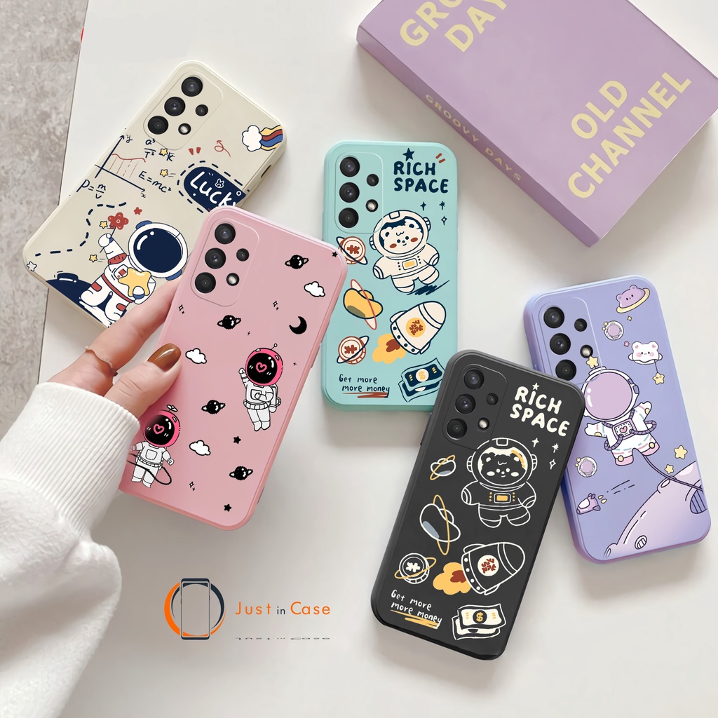 Softcase Macaron Astronaut TPU (UV04) Samsung A32 45 5G A13 A23 A33 A53 A73 A52 A52S A72 A22 4G A22 5G A12 M12 A02S A03S A03 CORE A71 A51 A10 M10 A11 M11 A20 A30 A30S A50 A50S A21S A20S Lucu