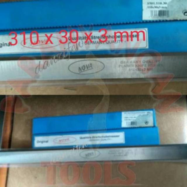 Mata pisau planer HSS 310 Nova original Germany mata pisau serut ketam HSS 310