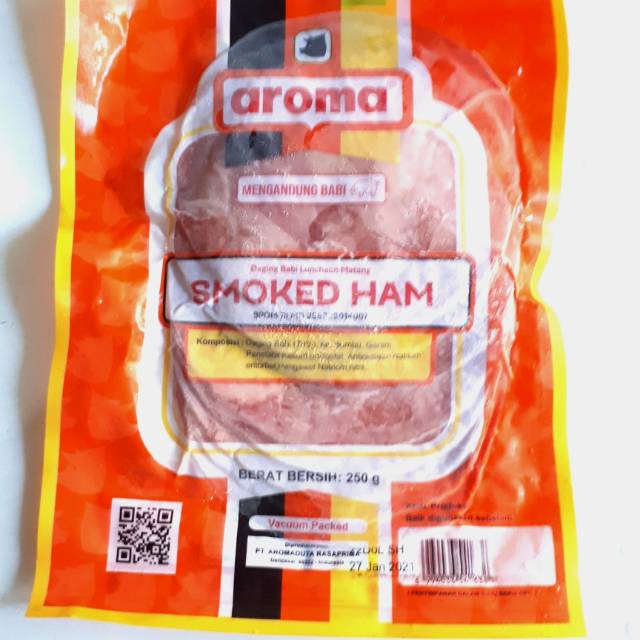 

SMOKED HAM AROMA 250 GRAM | OLAHAN DAGING BABI