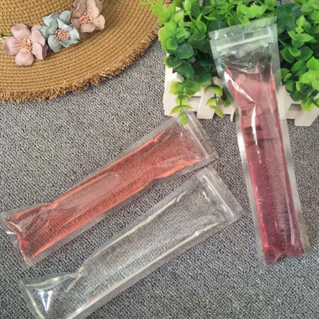 [house2020]20pcs PE Ice Pop Pounch Diy Disposable Ice Cream Mold Bag Sealed Freezer Tube Stick Pocket