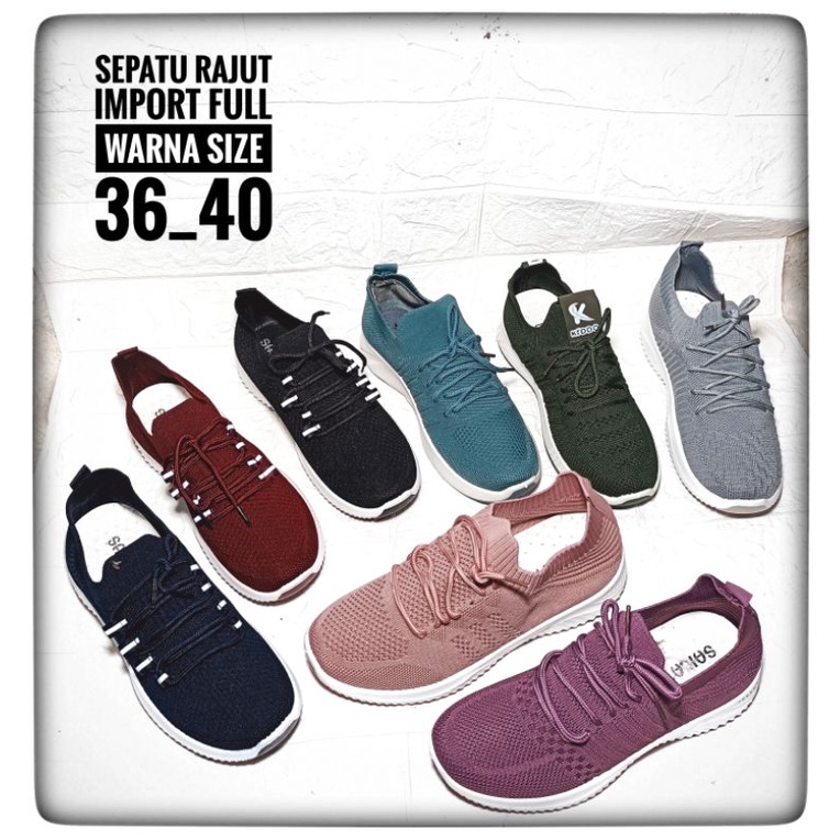 sepatu rajut import sailatu original