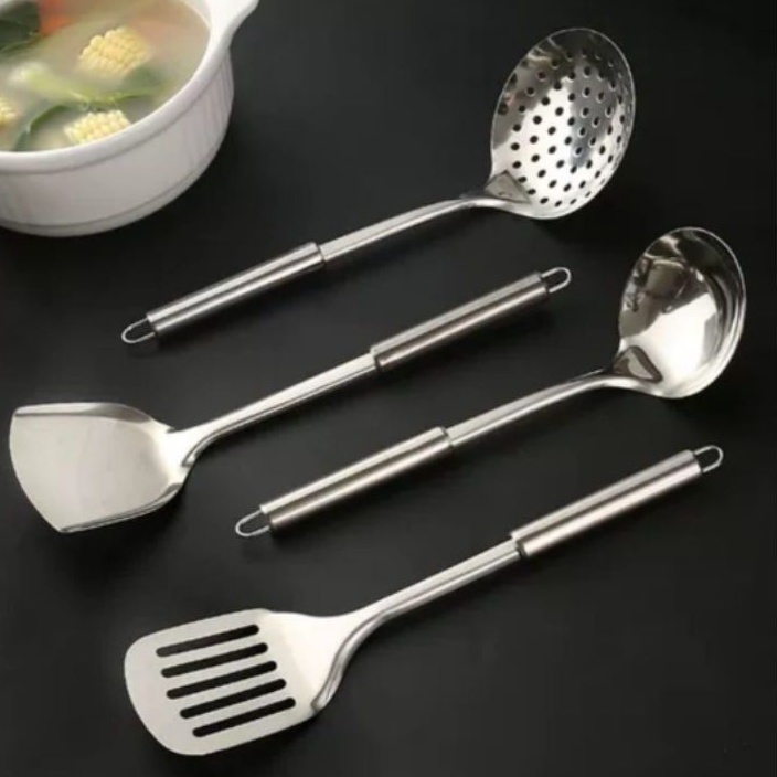 Set Peralatan Dapur , Spatula Stainless.