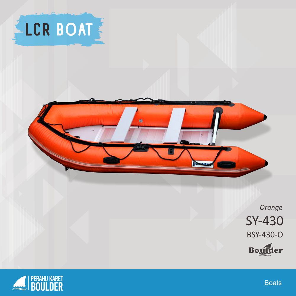 BOULDER INFLATABLE LCR BOAT 430 PERAHU KARET