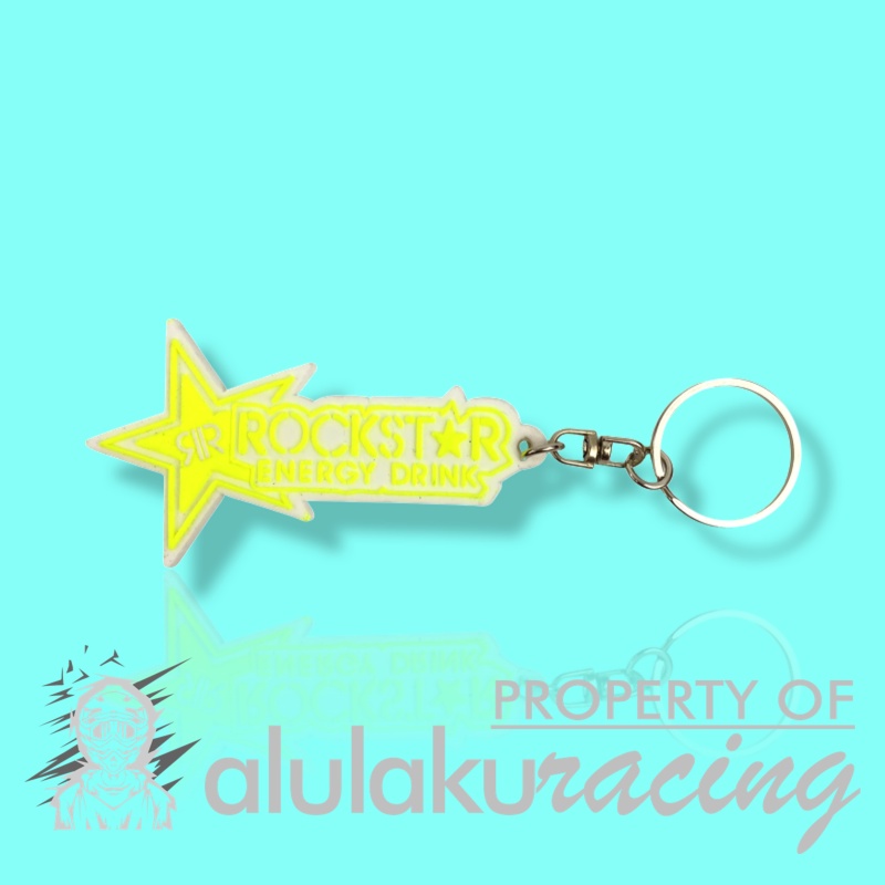 Gantungan Kunci / Keychain Motocross Trail Logo Rockstar - RS005