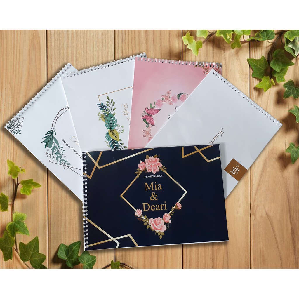 Buku Tamu Pernikahan / Gues Book / Buku Tamu Undangan Costume