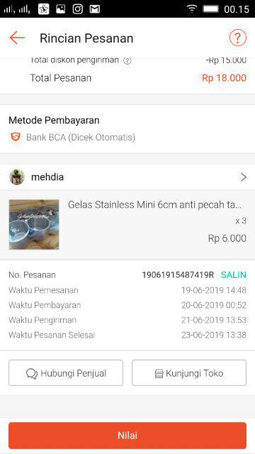 Gelas Stainless Mini 6cm Anti Pecah Tahan Panas Dingin