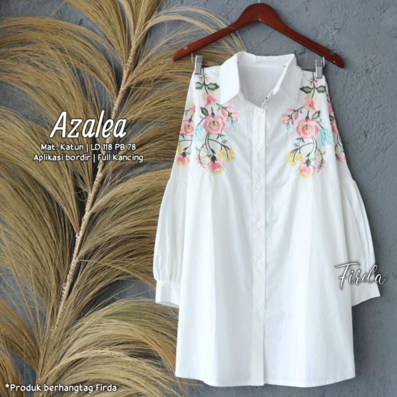 Blouse Putih Jumbo/Tunik Putih Jumbo/Atasan Putih Jumbo