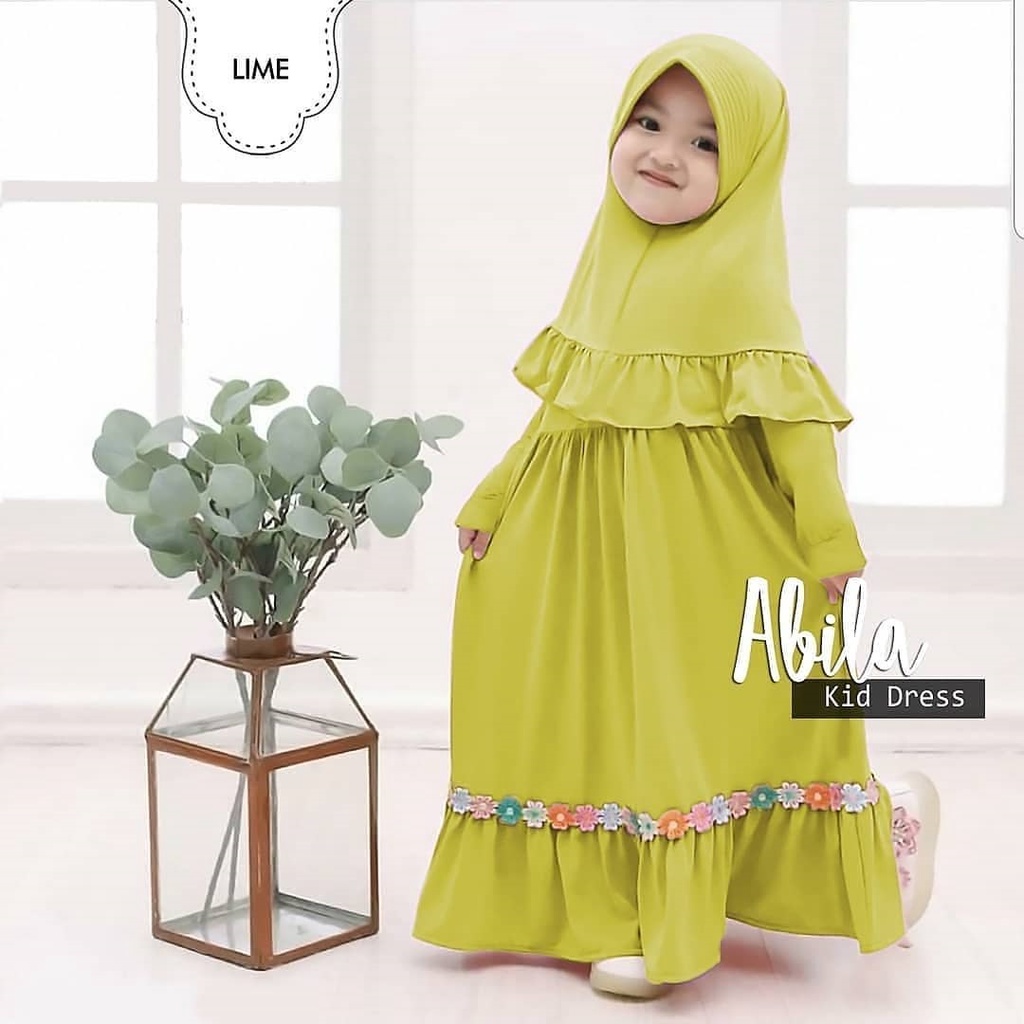 MRA - Gamis Anak Usia 5-8 Tahun Jersy kids Model Gamis Anak Terbaru 2021 Kekinian