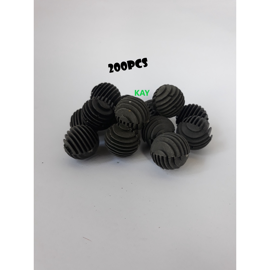 BIOBALL MEDIA FILTER AQUARIUM / RUMAH BAKTERI ISI 200 PCS