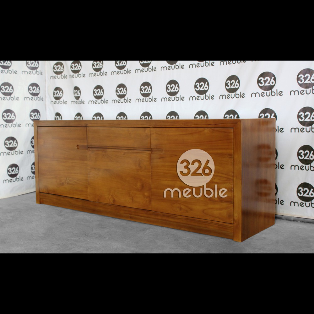 Bufet Tv Minimalis Jati - Meja Tv Minimalis Mebel Jepara - Bufet Tv Jati Mebel Jepara