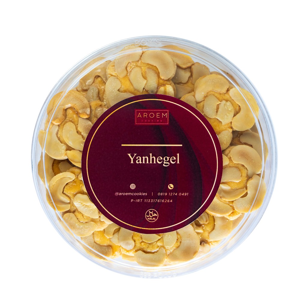 

PREMIUM YANHEGEL COOKIES / KUE KACANG METE / KUE LEBARAN 450 gr