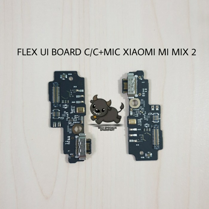 FLEXSIBEL UI BOARD PAPAN KONEKTOR CHARGE CAS+MIC XIAOMI MI MIX 2