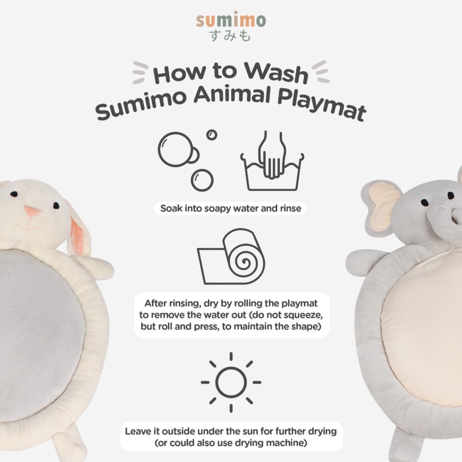 Aurora Sumimo PLAYMAT ANIMAL Baby Fluffy / Playmat Bayi / Karpet Bayi / Alas Tidur