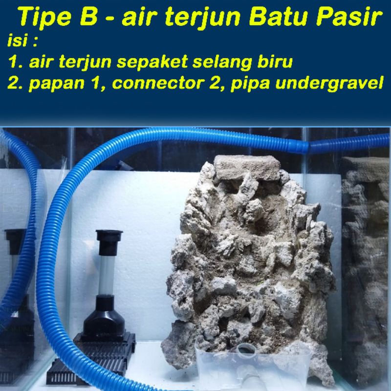 Image of Paket Air Terjun Batu Pasir Aquascape #3