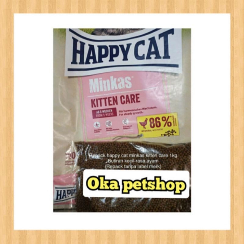 Happy Cat Minkas Kitten Repack 1kg / Happy Cat Minkas /Happy Cat Kitten