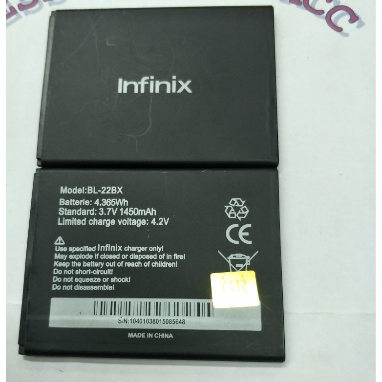 Battery Batre Baterai Infinix HOT 2 X510 BL-22BX BL22BX BL 22BX