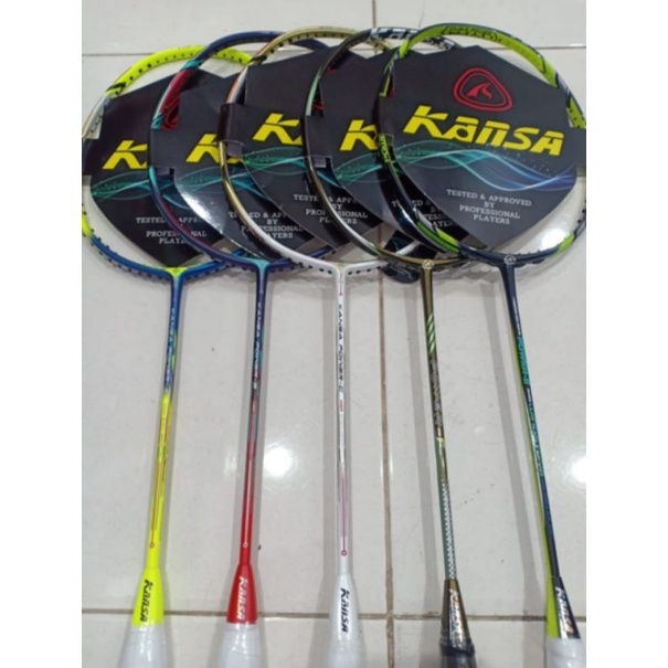 RAKET BADMINTON KANSA POWER A B C D E F ORIGINAL 32 - 35 LBS