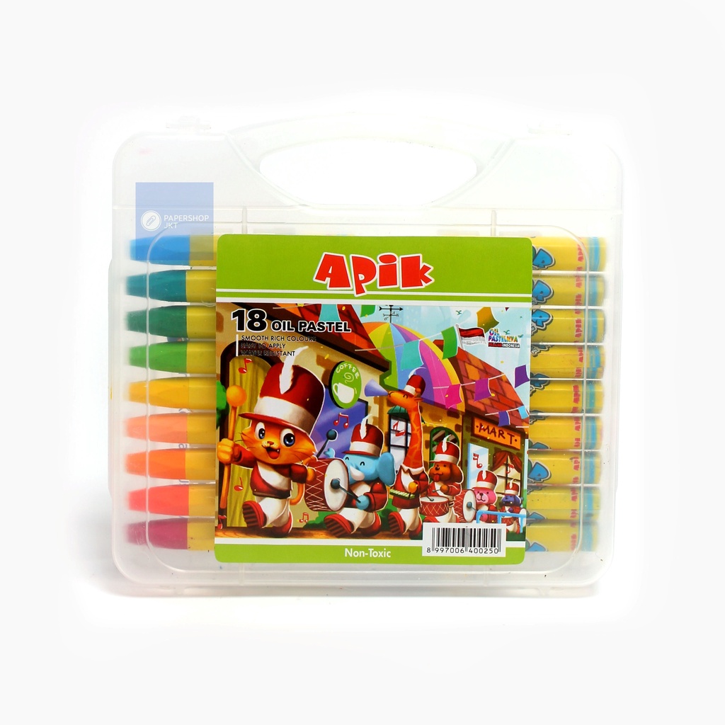 

KRAYON, CRAYON OIL PASTEL APIK 18 WARNA