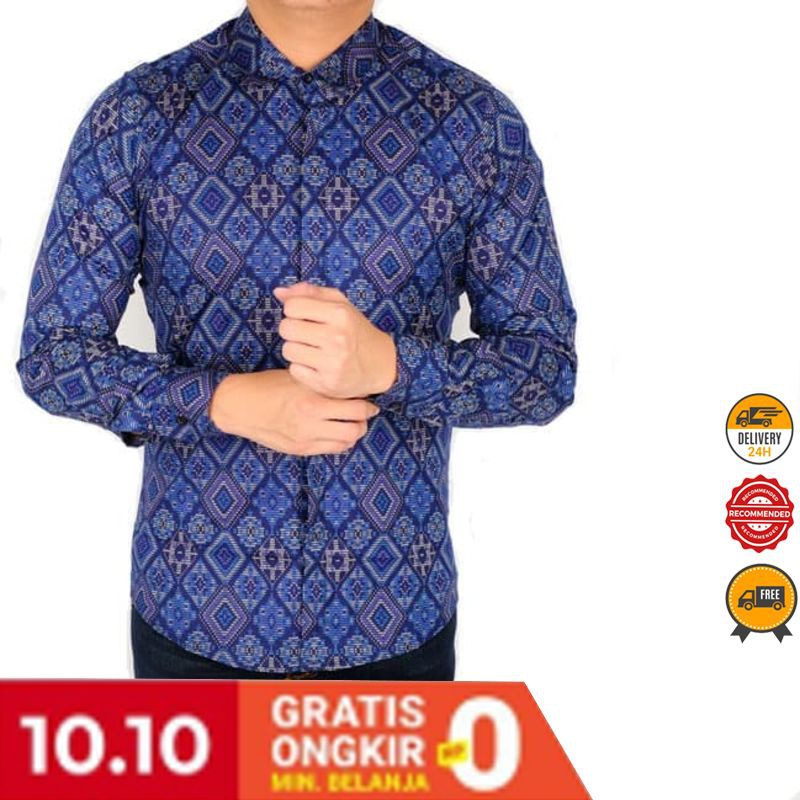 HEM KEMEJA BATIK COWOK PRIA GENTONG Gak Bakalan Kecewa,,.....