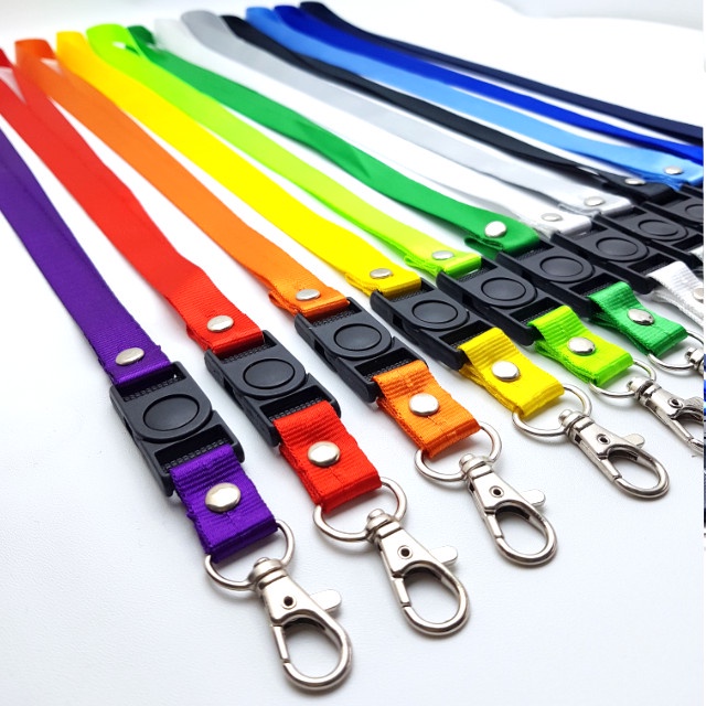 

Tali Lanyard Stopper 2cm Tali Lanyard Polos ID Card Gantungan ID Card Tali Co Card
