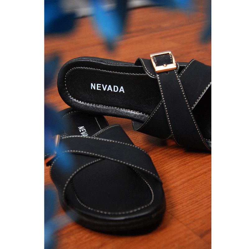 6.6 BIG  SALE !! Sandal nevada wanita/sandal nevada motif silang (NV 02)