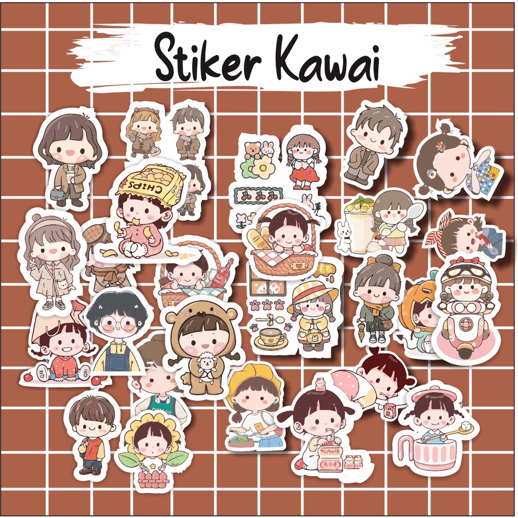 

[Ready Stok] STIKER KAWAII FASHION CUTE STICKER UNTUK LAPTOP