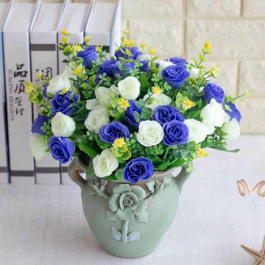 BUNGA PLASTIK ROSE 510 BUNGA MAWAR HIAS PLASTIC ARTIFICIAL BUNGA ARTIFISIAL MURAH