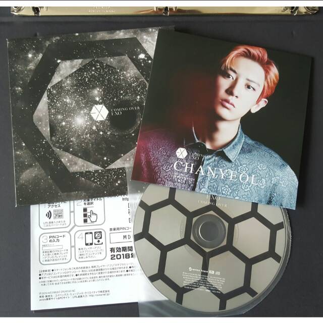 EXO COMING OVER ALBUM CHANYEOL VENUE LIMITED EDITION