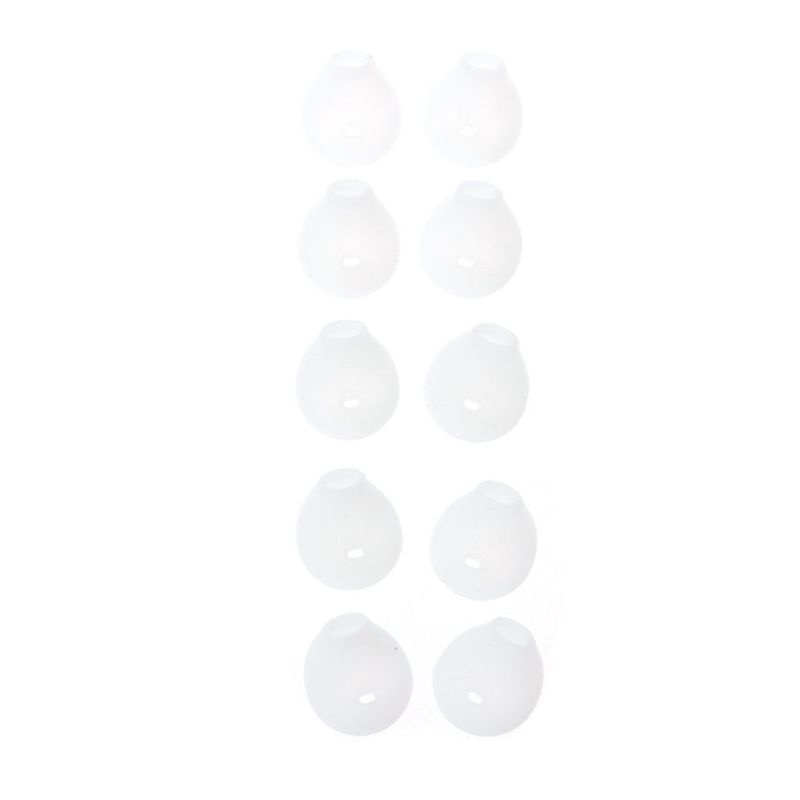 btsg 10pcs/lot Soft Silicone Ear Pads Eartips For S-ony WI-SP500 For S amsung S7 S6 Edge 9200 level u In-ear Headphones