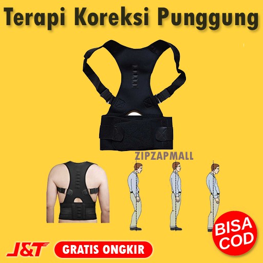 Sabuk Terapi Punggung Sabuk Terapi Pemanas Punggung - Sabuk Anti Bungkuk Murah Original