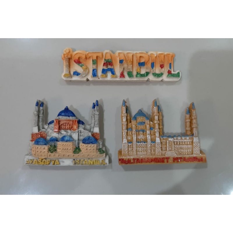 tempelan kulkas Istanbul/tempelan kulkas hagia Sophia/tempelan kulkas turkey/tempelan kulkas sultana