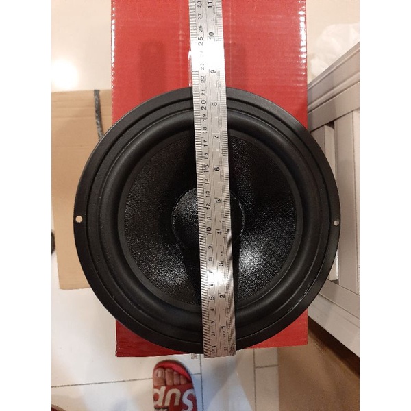 Speaker Component 3R 8 Inch Hitam Woofer Magnet Besar 300 Watt 8 Ohm