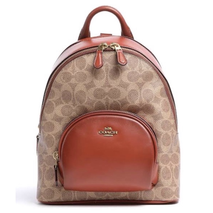 {READY} Coach Carrie BackPack 23 in Signature Canvas (1029)