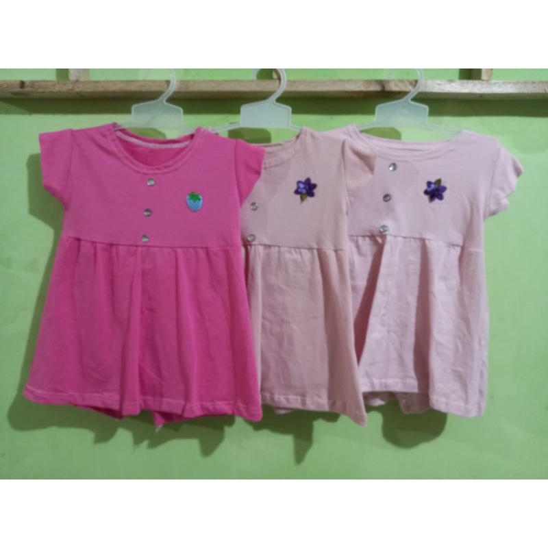 Setelan anak perempuan bahan kaos Setelan kaos anak