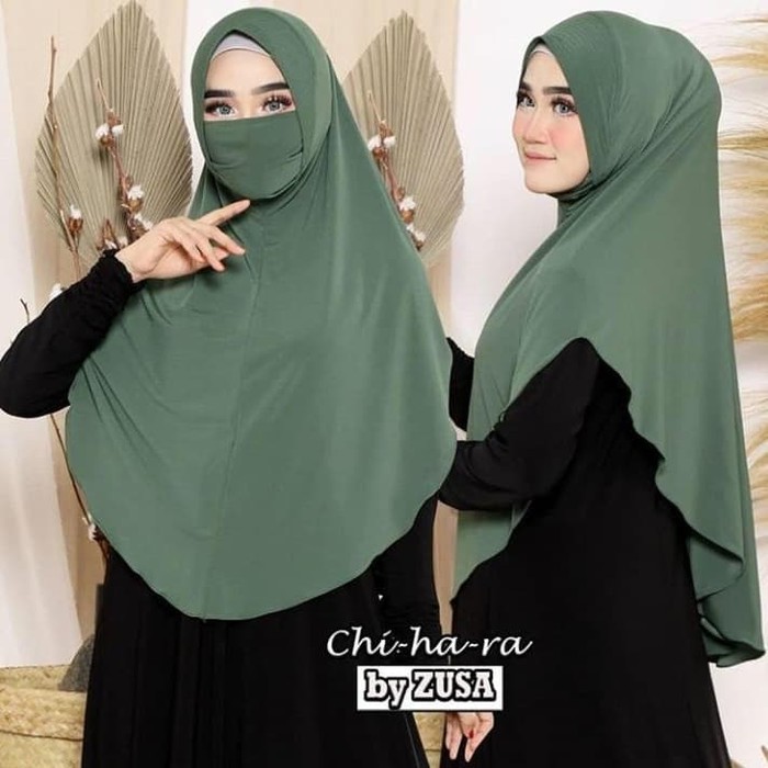 HIJAB JILBAB KHIMAR SYARI MASKER CHIHARA BY ZUSA