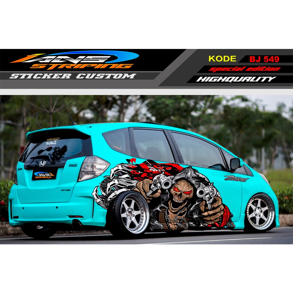 STICKER MOBIL JES BRIO AGYA AVANZA YARIS SWIFT / DECAL STIKER MOBIL / VARIASI STIKER MOBIL