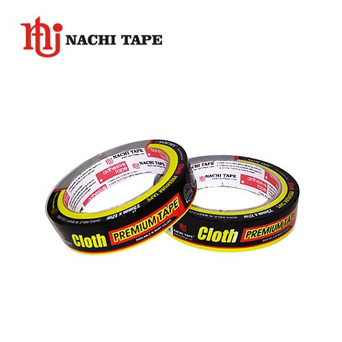 

Nachi Cloth Premium Tape Lakban Kain Isolasi Plakban Selotip 23mm x 12m Black