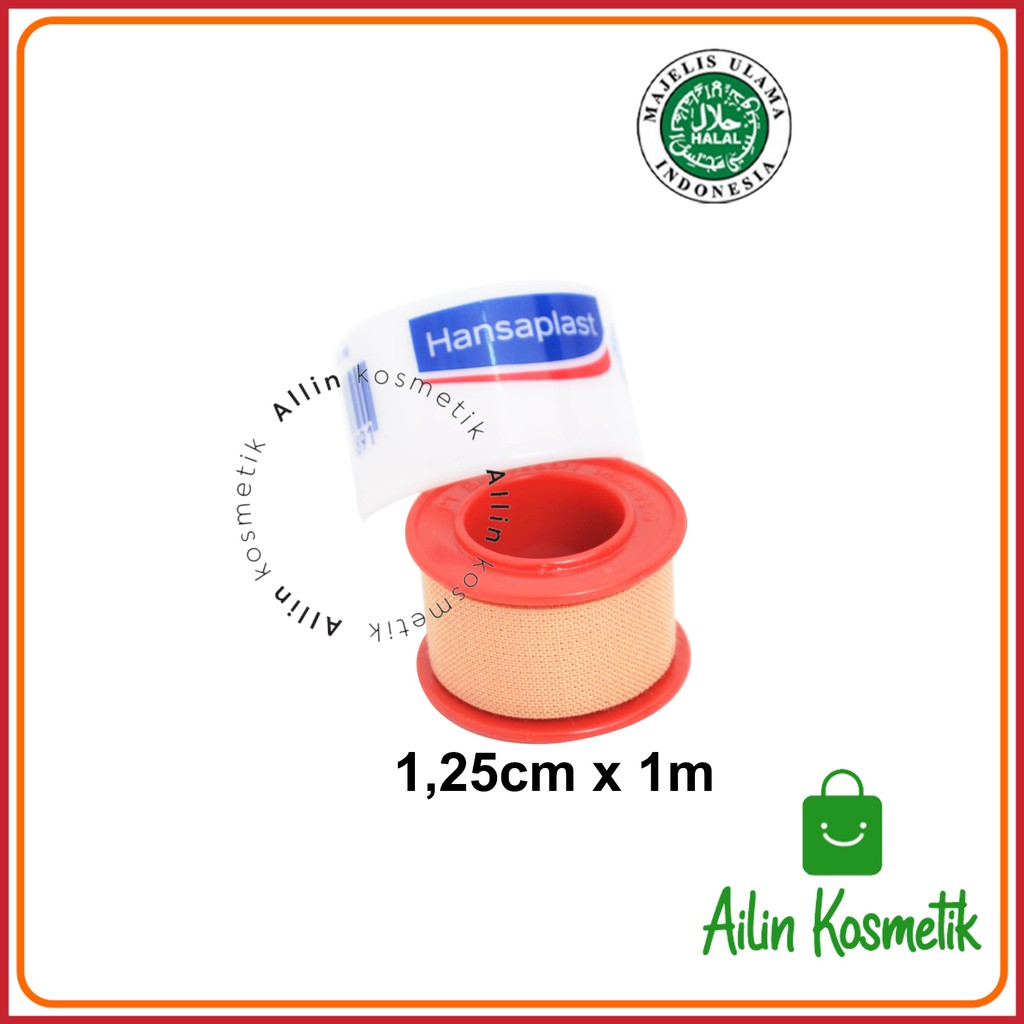 HANSAPLAST Kain Roll Plester ORIGINAL Luka1.25cm x 1m by