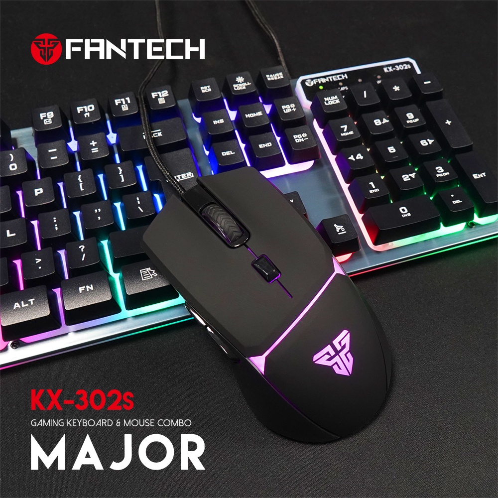 Fantech KX302s Major Gaming Keyboard and Mouse Combo