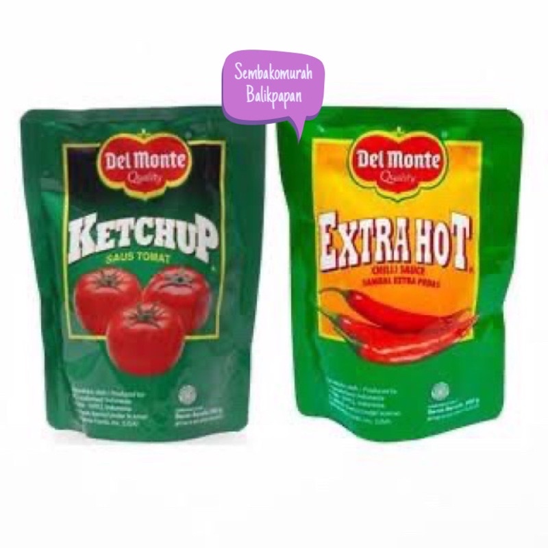 

sambal dan saus tomat DEL MONTE 200gr